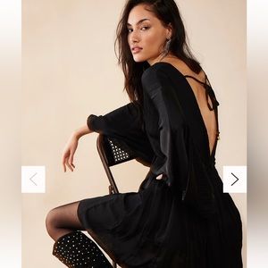 NWT Free People Arzel Mini Black